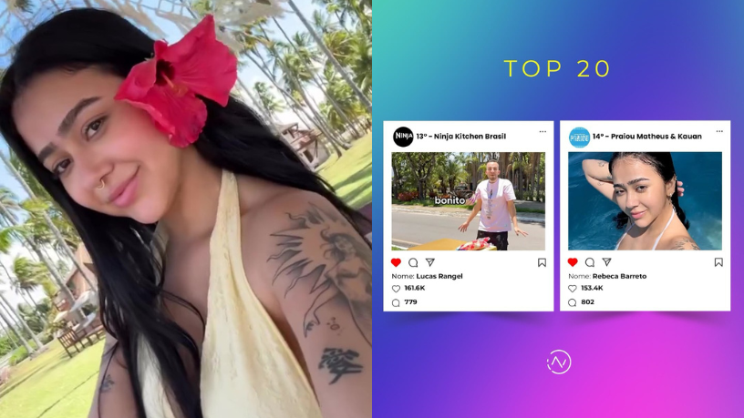 Beca Barreto x Praiou, em parceria com Non Stop, destacam a presença da turnê de Matheus & Kauan no Top 20 da semana.