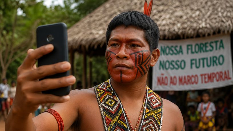 Influenciadores indígenas e política na aldeia digital: como a comunicação ancestral ganha força na internet